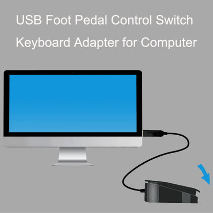 FS2017 Pcsensor USB Foot Pedal Control Switch Keyboard Adapter For Computer(Mute) - Other by PMC Jewellery | Online Shopping South Africa | PMC Jewellery | Buy Now Pay Later Mobicred