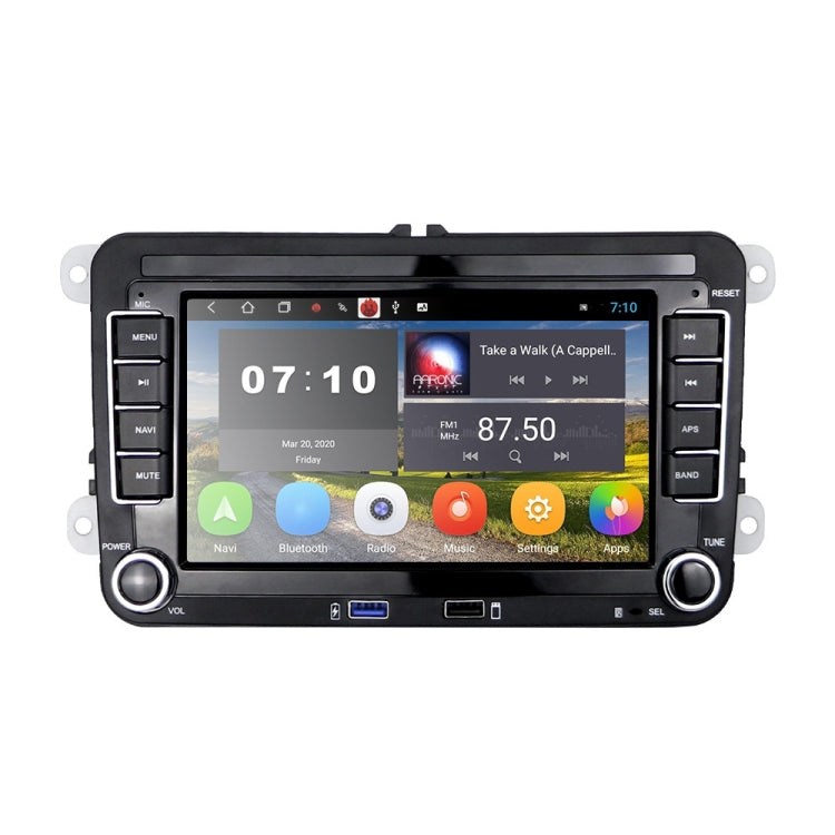 For Volkswagen Q3300KT 7-inch 2+32G Car Multimedia Player Navigation Bluetooth Reversing Integrated Machine Android 10.0, Style:Standard+12Lights Camera - Car MP3 & MP4 & MP5 by PMC Jewellery | Online Shopping South Africa | PMC Jewellery | Buy Now Pay Later Mobicred