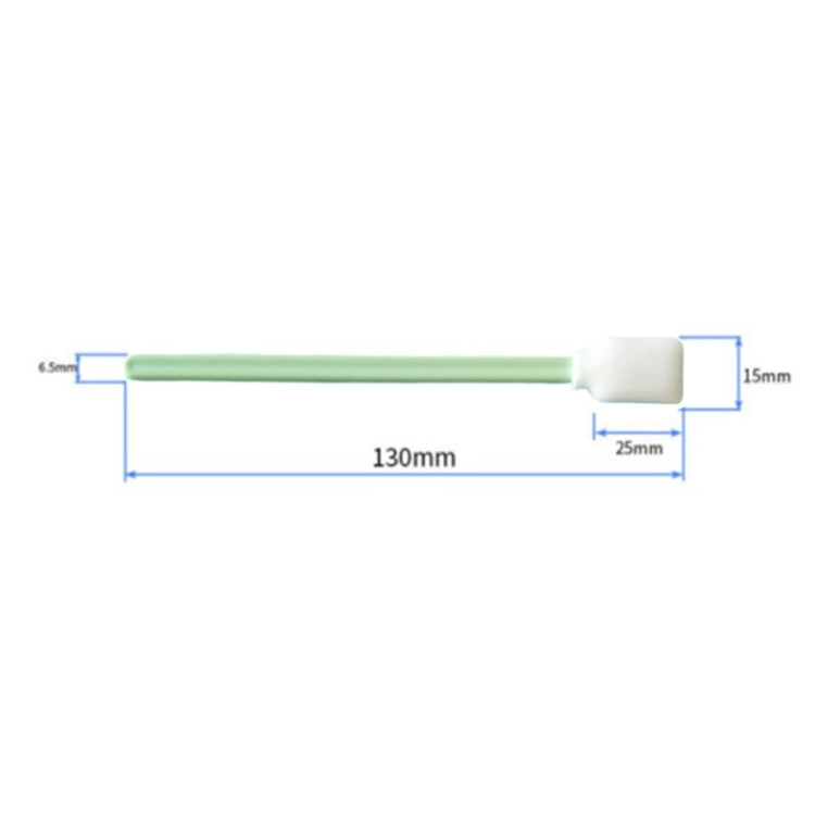 100 Sticks Inkjet Sponge Flat Head Cleaning Wipe Industrial Rod, Size:13cm(5 inch Small Wide Sponge Head) - Sponges, Cloths & Brushes by PMC TechLife | Online Shopping South Africa | PMC TechLife | Buy Now Pay Later Mobicred