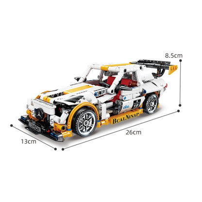 Modified Racing Model Assembled Building Block Gear Children Educational Toys(KY1016) - Building Blocks by PMC Jewellery | Online Shopping South Africa | PMC Jewellery