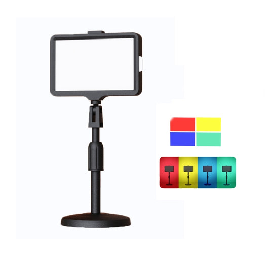 6 Inch 3200-5500K Three-color Temperature Photography Flat-panel Live Fill Light,Spec: 30cm Bracket - Selfie Light by PMC Jewellery | Online Shopping South Africa | PMC Jewellery | Buy Now Pay Later Mobicred