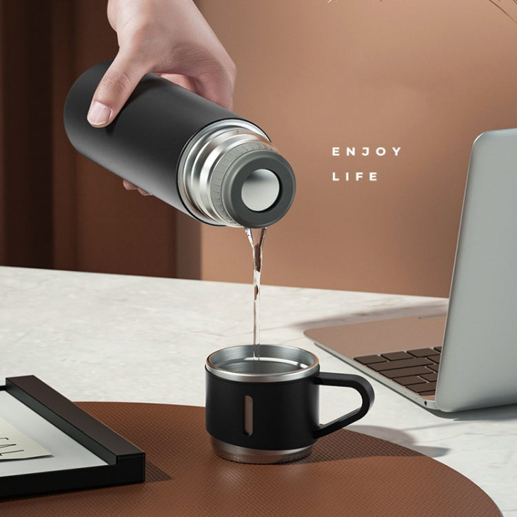500ml 304 Stainless Steel Thermos Cup Portable Business Tea Cup,Spec: Gift Box Set(Gray) - Vacuum Thermoses & Cups by PMC TechLife | Online Shopping South Africa | PMC TechLife | Buy Now Pay Later Mobicred