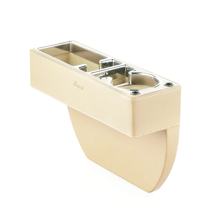 SUSISUN SNH010 Car Seat Gap Storage Box, Style:Co-driver(Apricot) - Stowing Tidying by SUSISUN | Online Shopping South Africa | PMC Jewellery | Buy Now Pay Later Mobicred