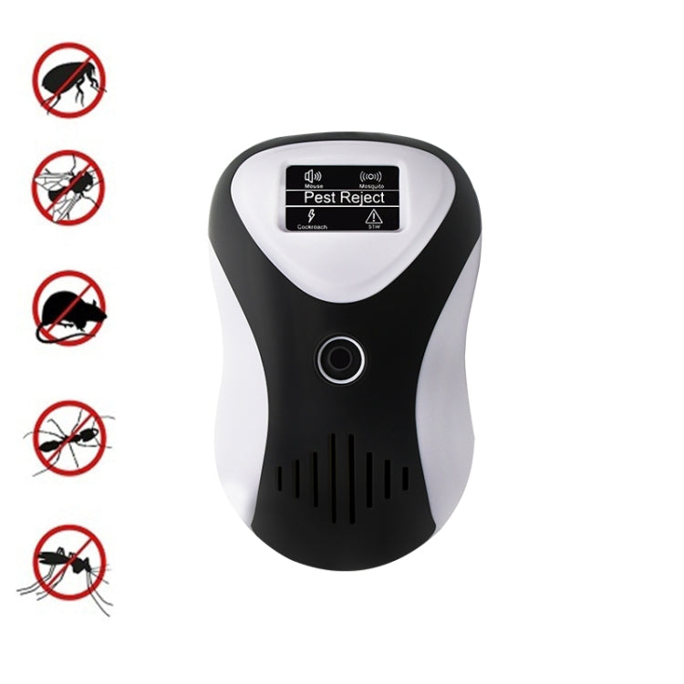 Ultrasonic Multifunctional Mouse Repeller Energy-Saving Silent Insect Repeller, Plug Type:US Plug(Black White) - Repellents by PMC TechLife | Online Shopping South Africa | PMC TechLife | Buy Now Pay Later Mobicred