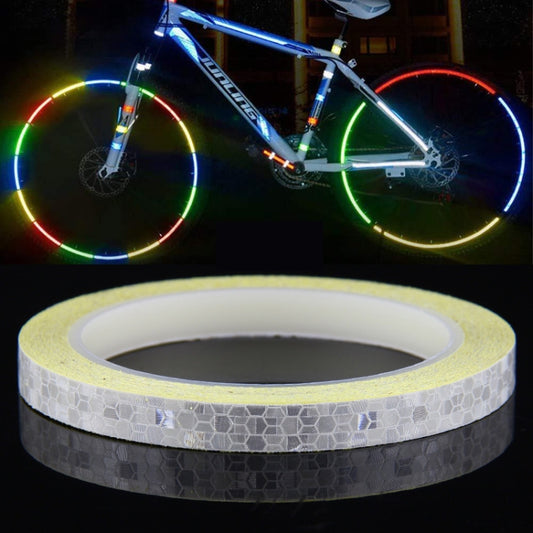 3 Rolls Bicycle Mountain Bike Motorcycle Sticker Car Contour Reflective Sticker Night Riding Reflective Sticker 1 x 800cm(White) - Decorative Accessories by PMC Jewellery | Online Shopping South Africa | PMC Jewellery | Buy Now Pay Later Mobicred