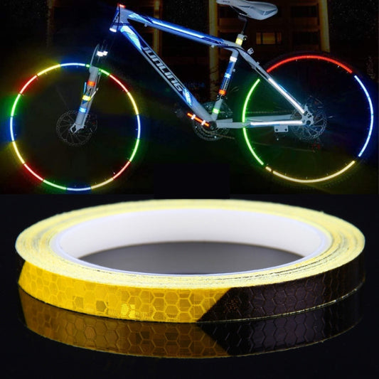 3 Rolls Bicycle Mountain Bike Motorcycle Sticker Car Contour Reflective Sticker Night Riding Reflective Sticker 1 x 800cm(Black Orange) - Decorative Accessories by PMC Jewellery | Online Shopping South Africa | PMC Jewellery | Buy Now Pay Later Mobicred