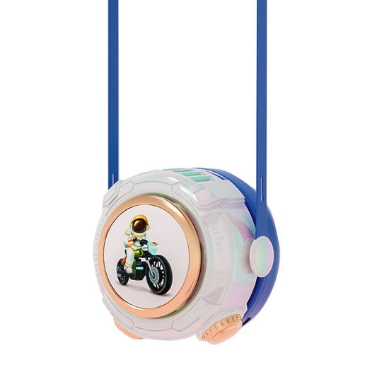 MD666-3 Cartoon Space Capsule Mini Portable Bladeless Hanging Neck Fan(Blue) - Electric Fans by PMC Jewellery | Online Shopping South Africa | PMC Jewellery | Buy Now Pay Later Mobicred