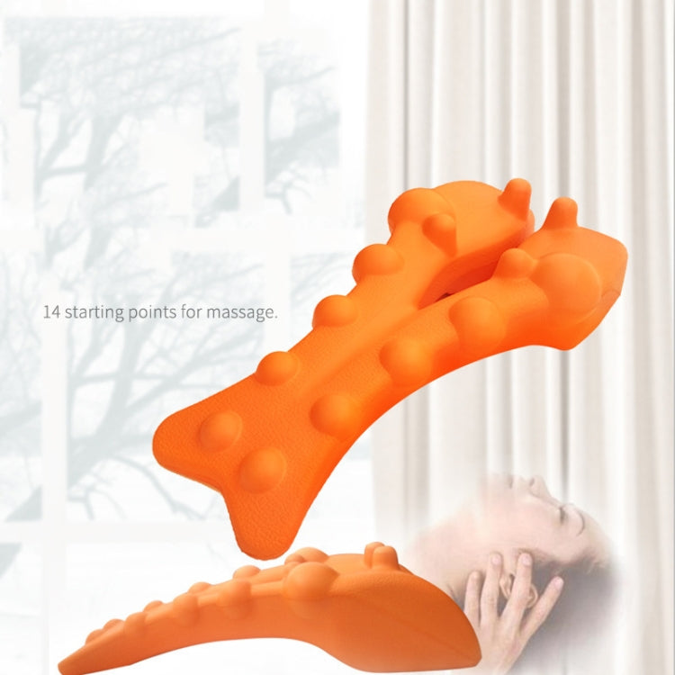 Shiatsu Massager Lumbar Spine Soothing Corrector Massage Cushion(Orange) - free shipping - PMC TechLife - Order now!