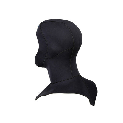 DIVE & SAIL DH-006 3mm Shoulder Warm Diving Cap Surfing Snorkeling Sunscreen Waterproof Diving Headgear, Size: M(Black) - Swimming Caps by DIVE & SAIL | Online Shopping South Africa | PMC Jewellery