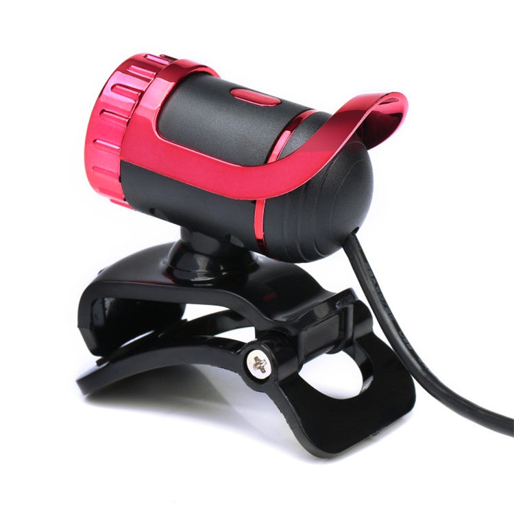HXSJ A859 480P Computer Network Course Camera Video USB Camera Built-in Sound-absorbing Microphone(No Camera Function  Red) - free shipping - PMC Jewellery - Order now!
