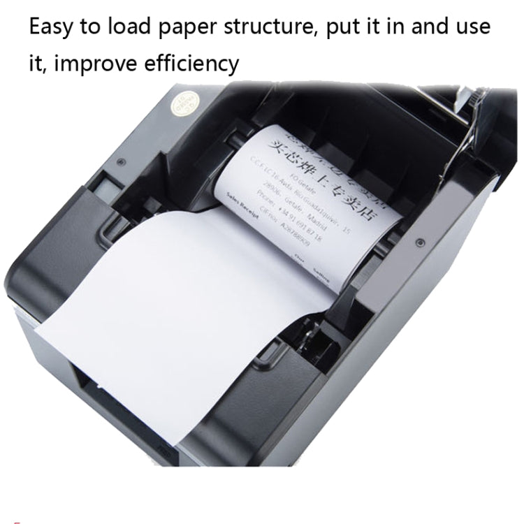Xprinter XP-N160II Thermal Ticket Printing Machine Bluetooth Receipt Printer, Style:EU Plug(Gray) - free shipping - PMC Jewellery - Order now!