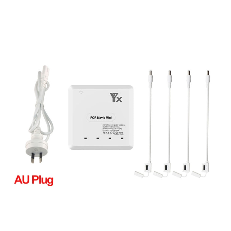 For DJI Mavic Mini Charger Battery USB 6 in 1 Hub Intelligent Battery Controller Charger, Plug Type:AU Plug -  by PMC Jewellery | Online Shopping South Africa | PMC Jewellery | Buy Now Pay Later Mobicred