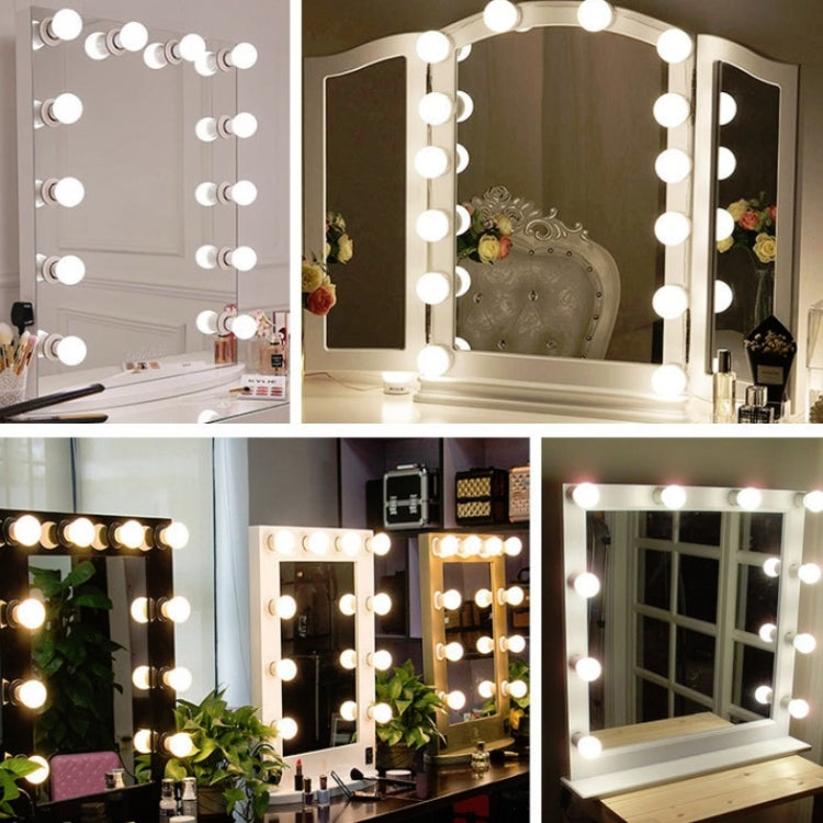 14  LEDs Mirror Front Light Dimmable Makeup Mirror USB Touch Control Light - free shipping - PMc TechLife - Order now!