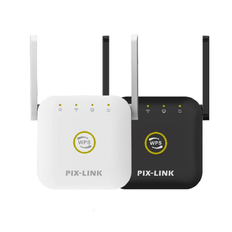 PIX-LINK WR22 300Mbps Wifi Wireless Signal Amplification Enhancement Extender, Plug Type:UK Plug(Black) - free shipping - PMC Jewellery - Order now!