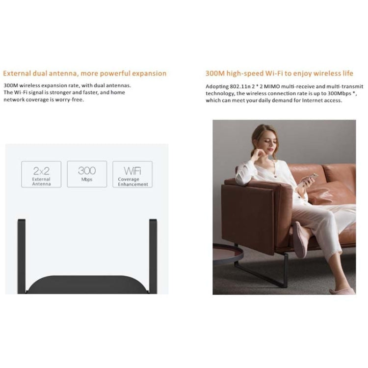 PIX-LINK WR22 300Mbps Wifi Wireless Signal Amplification Enhancement Extender, Plug Type:UK Plug(White) - free shipping - PMC Jewellery - Order now!