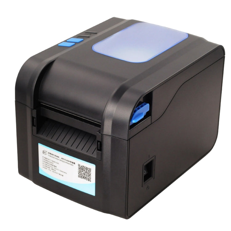 Xprinter XP-370B Barcode Printer Self-adhesive QR Code Printer Label Clothing Tag Thermal Ticket Machine(US Plug) - Printer by Xprinter | Online Shopping South Africa | PMC Jewellery | Buy Now Pay Later Mobicred