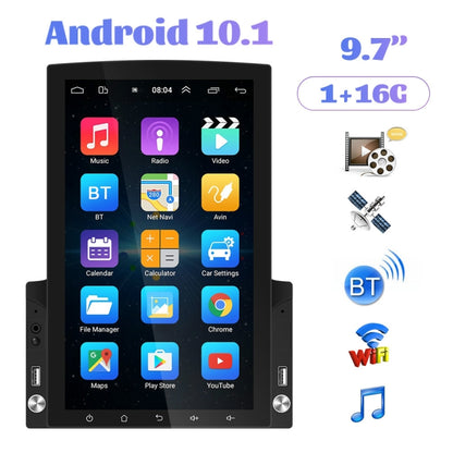 9.7 inch Vertical Screen HD 2.5D Glass Car MP5 Player Android Navigation All-in-one Machine, Specification:Standard - Car MP3 & MP4 & MP5 by PMC Jewellery | Online Shopping South Africa | PMC Jewellery | Buy Now Pay Later Mobicred