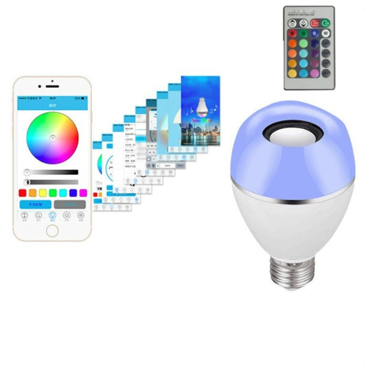 E27 LED Music Bulb Smart Colorful Remote Control Wake Up Light, Color temperature: APP+Remote Control - Smart Light Bulbs by PMC Jewellery | Online Shopping South Africa | PMC Jewellery | Buy Now Pay Later Mobicred