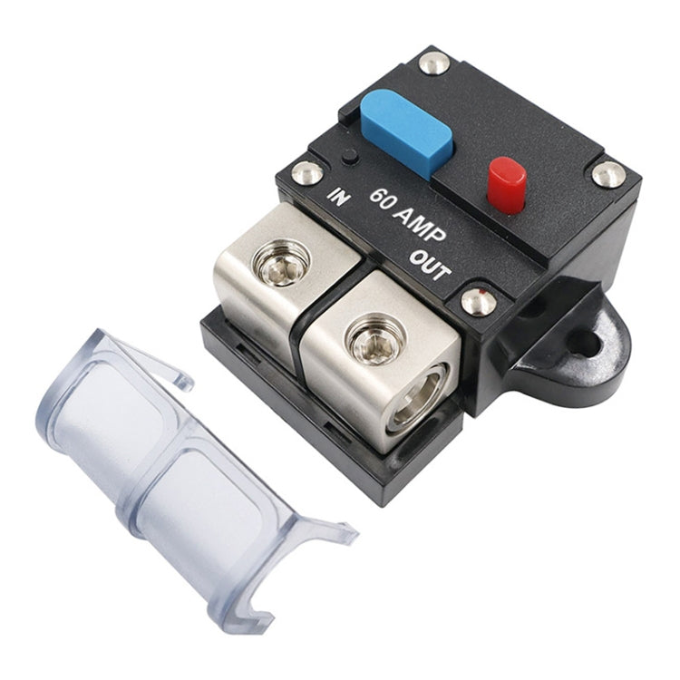 60A Auto Circuit Breaker Car Audio Fuse Holder Power Insurance Automatic Switch(Blue) - Fuse by PMC TechLife | Online Shopping South Africa | PMC TechLife | Buy Now Pay Later Mobicred
