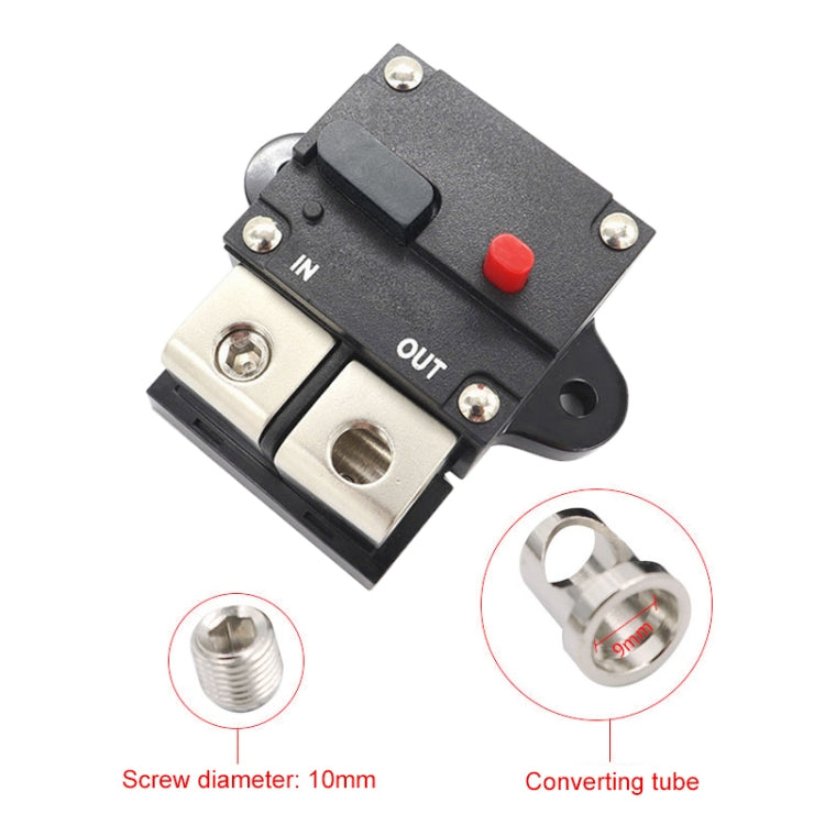 100A Auto Circuit Breaker Car Audio Fuse Holder Power Insurance Automatic Switch(Black) - Fuse by PMC TechLife | Online Shopping South Africa | PMC TechLife | Buy Now Pay Later Mobicred