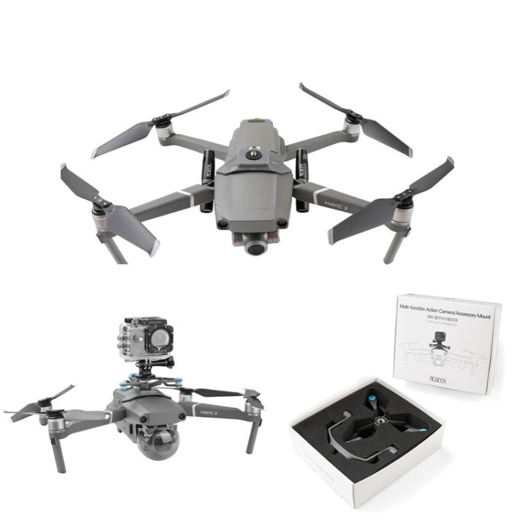 RCSTQ RCGEEK for DJI Mavic 2 Multi-function Expansion Bracket Shock Mount Set Shock Mount Bracket Set - Holder Series by RCSTQ | Online Shopping South Africa | PMC TechLife | Buy Now Pay Later Mobicred