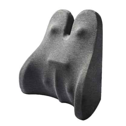 Car Seat Lumbar Support Cushion Memory Foam Office Lumbar Cushion, Size: Bandage(Dark Gray) - Seat Accessories by PMC Jewellery | Online Shopping South Africa | PMC Jewellery | Buy Now Pay Later Mobicred