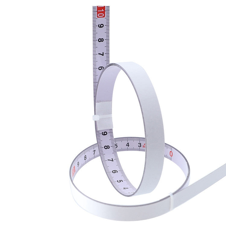 1m Sticky Scale Steel Ruler with Glue Scale Tape Measure Self-adhesive Ruler, Specification:Middle Point - Measuring Tools by PMC TechLife | Online Shopping South Africa | PMC TechLife