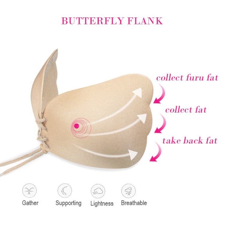 Women Self-Adhesive Strapless Bandage Blackless Solid Bra Silicone Underwear Invisible Bra, Size:XL(T Khaki) - free shipping - PMC TechLife - Order now!