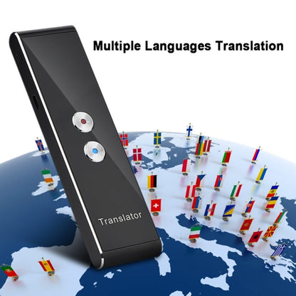 Portable Smart Voice Translator Upgrade Version for Learning Travel Business Meeting 3 in 1 voice Text Photo Language Translator(Black) -  by PMC Jewellery | Online Shopping South Africa | PMC Jewellery | Buy Now Pay Later Mobicred