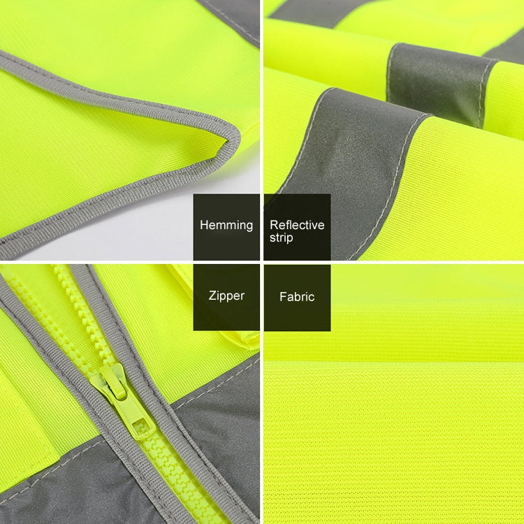 Multi-pockets Safety Vest Reflective Workwear Clothing, Size:M-Chest 112cm(Black) - Reflective Safety Clothing by PMC Jewellery | Online Shopping South Africa | PMC Jewellery | Buy Now Pay Later Mobicred