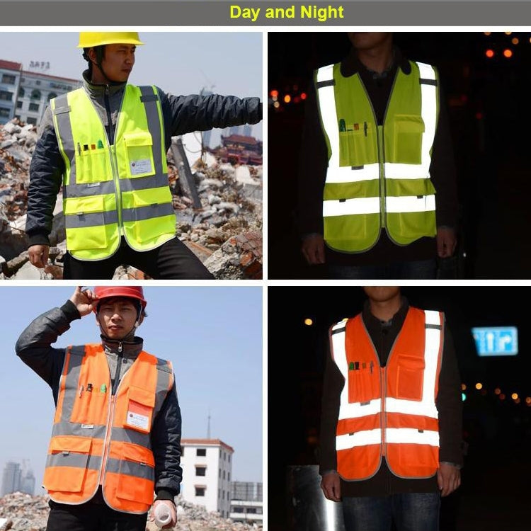 Multi-pockets Safety Vest Reflective Workwear Clothing, Size:M-Chest 112cm(Black) - Reflective Safety Clothing by PMC Jewellery | Online Shopping South Africa | PMC Jewellery | Buy Now Pay Later Mobicred