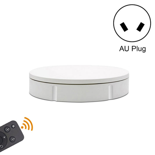 30cm Remote Control Speed Electric Turntable Sample Display Stand, Specification:AU Plug(White) -  by PMC Jewellery | Online Shopping South Africa | PMC Jewellery | Buy Now Pay Later Mobicred