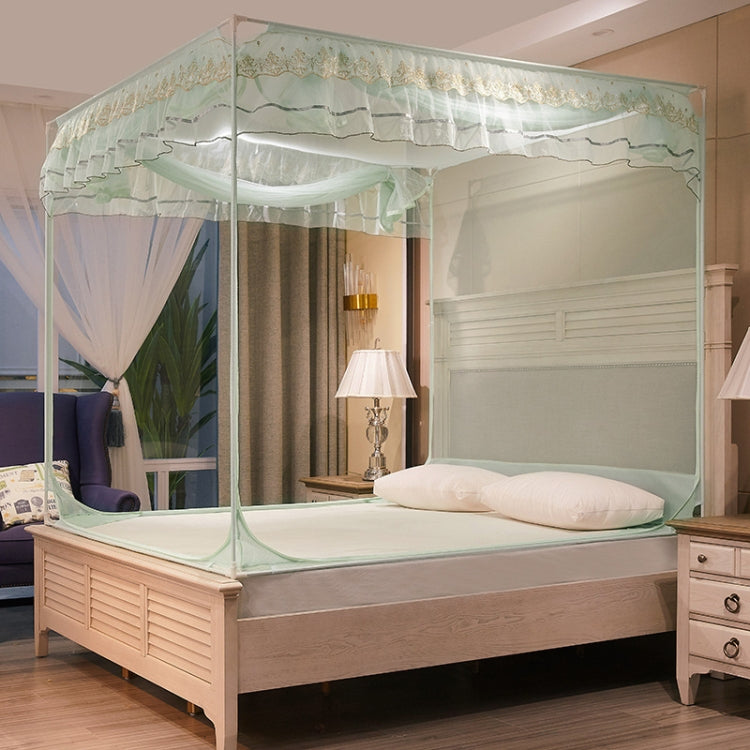 Home Free Installation Thickened Encryption Dustproof Mosquito Net, Size:200x220 cm(Full Bottom Green) - Mosquito Nets by PMC TechLife | Online Shopping South Africa | PMC TechLife