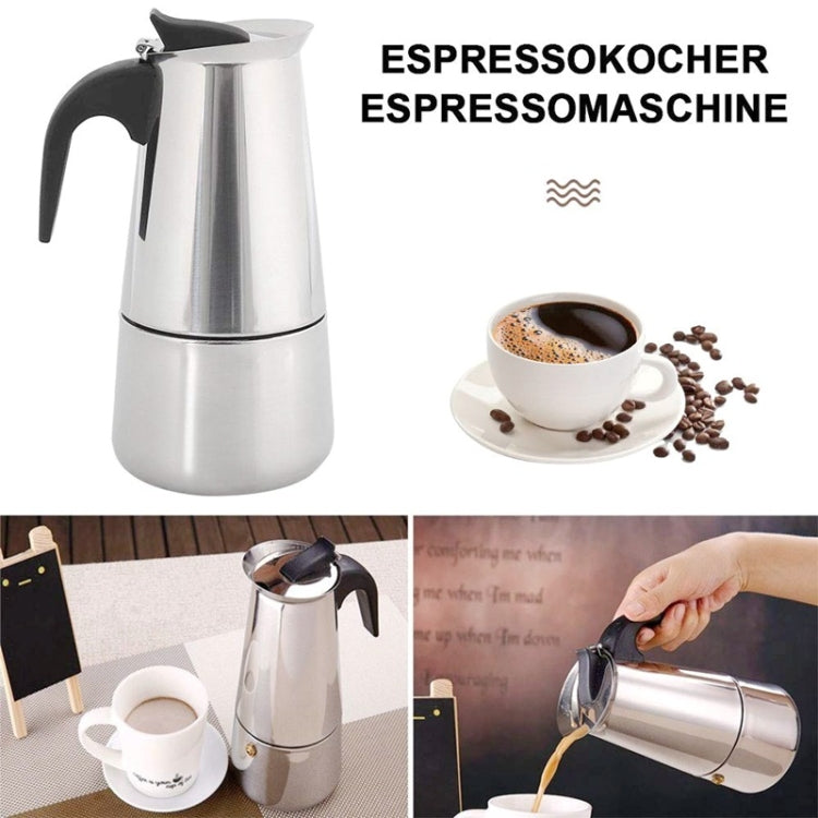 Stainless Steel Moka Coffee Maker Pot Filter(100ml) - free shipping - PMC TechLife - Order now!