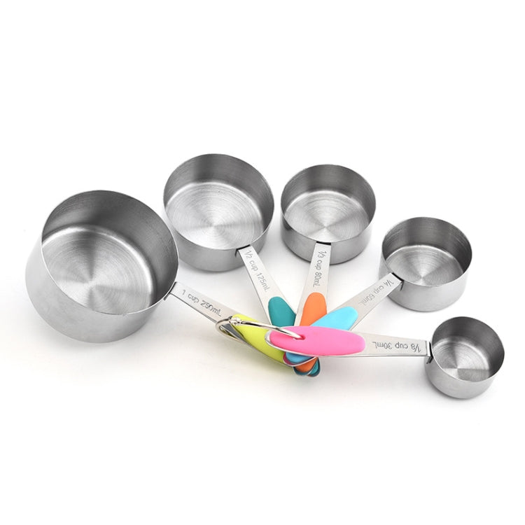 5 in 1 Stainless Steel Measuring Spoon Set Coffee Spoon Baking Kitchen Gadget, Style:Measuring Cup(Color) - Coffee Tools by PMC Jewellery | Online Shopping South Africa | PMC Jewellery | Buy Now Pay Later Mobicred