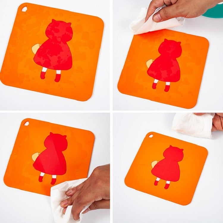 Anti-scald and Heat-resistant Placemats Home Waterproof and Oil-proof Table Mats Silicone Coasters, Size:Large, Style:Owl - Insulation by PMC Jewellery | Online Shopping South Africa | PMC Jewellery | Buy Now Pay Later Mobicred