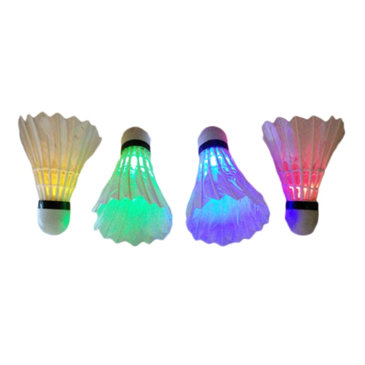 4 in 1 LED Goose Feather Material LED Light Durable Badminton - Balls by PMC Jewellery | Online Shopping South Africa | PMC Jewellery