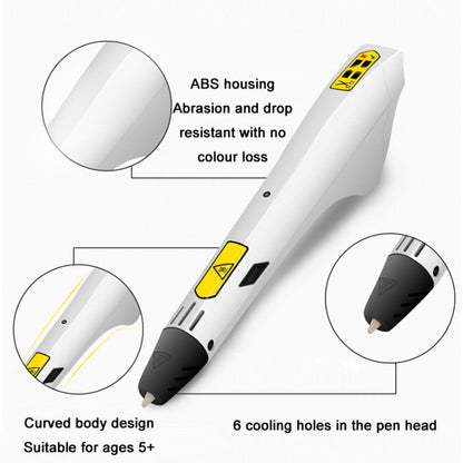 3D Printing Pen Children Toy Art Doodle Pen, Specification:USB+EU Plug - 3D Printer by PMC Jewellery | Online Shopping South Africa | PMC Jewellery