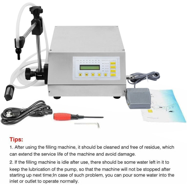 Mini Portable Electric Digital Control Pump Liquid Filling Machine LCD Display Milk Bottles Filler 220V - Drinking Tools by PMC TechLife | Online Shopping South Africa | PMC TechLife
