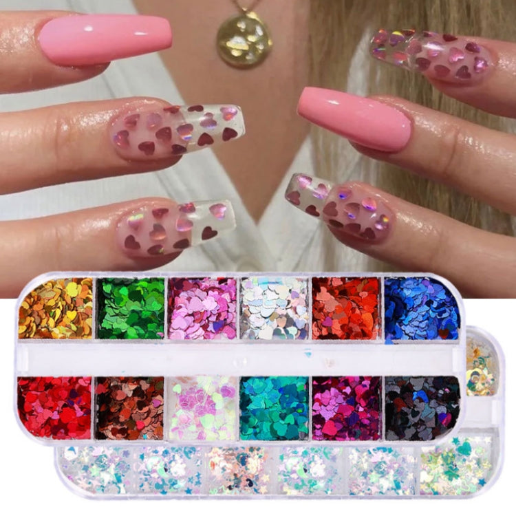 2 PCS Nail Art Butterfly Laser Symphony Sequins, Specification:05 - Nail Stickers by PMC Jewellery | Online Shopping South Africa | PMC Jewellery | Buy Now Pay Later Mobicred