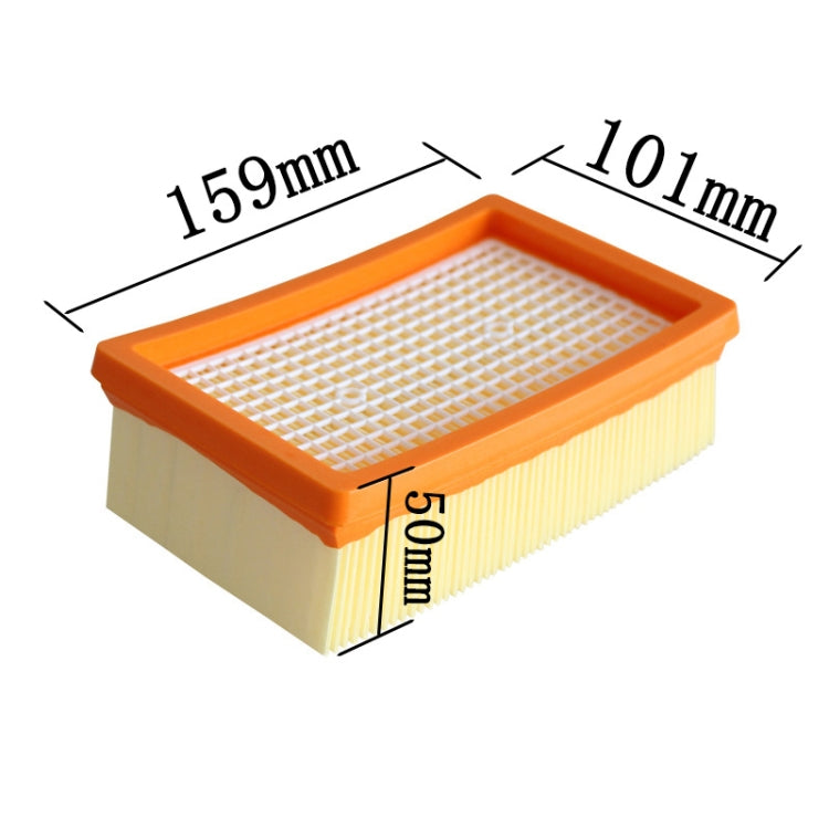 2 PCS Vacuum Cleaner Filter Element Flat Filter Mesh Accessories for Karcher Mv4/Mv5 - Other Accessories by PMC TechLife | Online Shopping South Africa | PMC TechLife