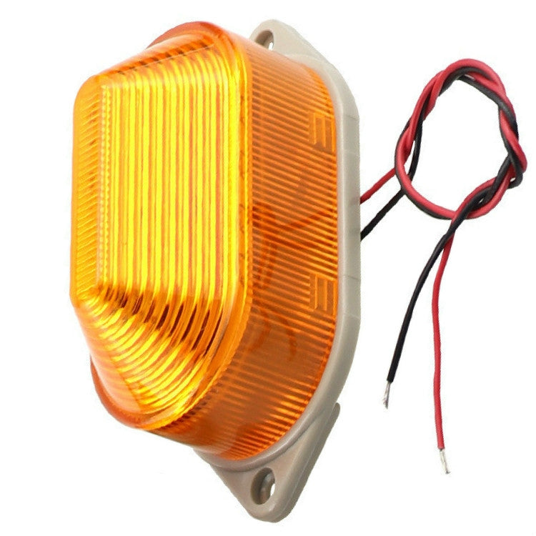 DC12V Led Mini Strobe Signal Warning Light Silent Warning Light(Orange) - Warning Lights by PMC Jewellery | Online Shopping South Africa | PMC Jewellery | Buy Now Pay Later Mobicred