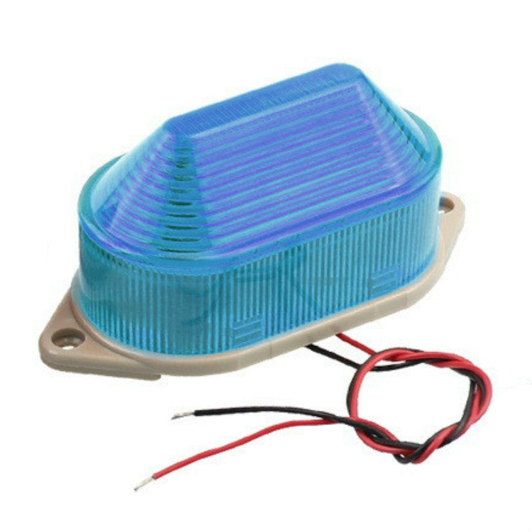 AC220V Led Mini Strobe Signal Warning Light Silent Warning Light(Blue) - Warning Lights by PMC TechLife | Online Shopping South Africa | PMC TechLife | Buy Now Pay Later Mobicred
