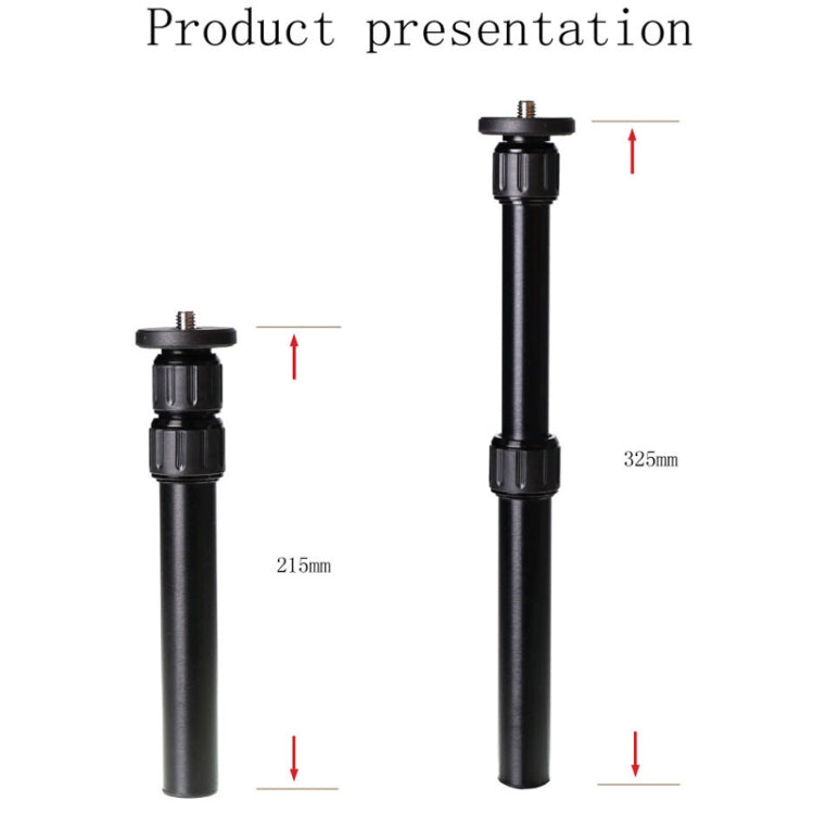 Xiletu XM263A Aluminum Metal Handheld Adjustable Tripod Mount Monopod Extension Rod - free shipping - PMC TechLife - Order now!