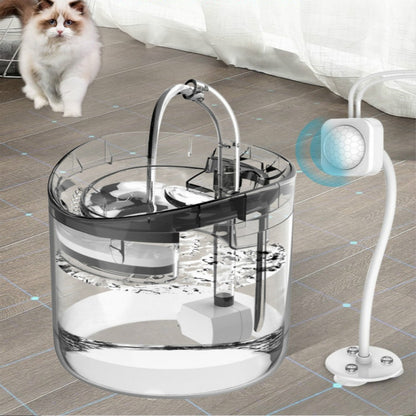 Pet Automatic Circulating Silent And Does Not Leak Electricity Water Dispenser, Specification: US Plug, Style:Smart Induction Starter - Drinking Fountain by PMC Jewellery | Online Shopping South Africa | PMC Jewellery