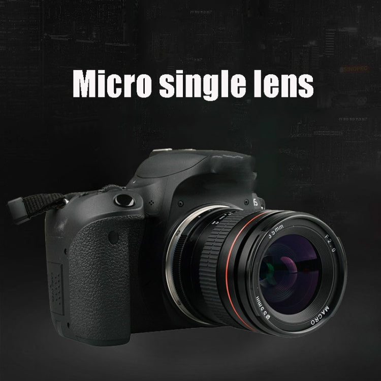 Lightdow 35mm F2.0 Wide-Angle Lens Full-Frame Portrait Micro SLR Manual Fixed Focus Lens - free shipping - PMC TechLife - Order now!