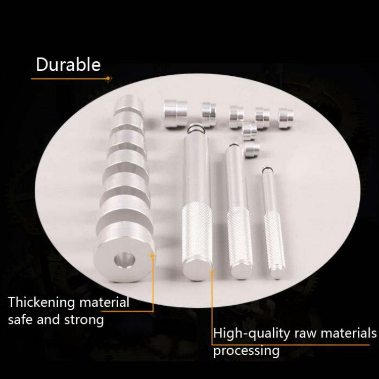 17 In 1 Small Aluminum Alloy Bearing Disassembly Tool Bearing Installation Extractor(Red) - Hand Tool Sets by PMC TechLife | Online Shopping South Africa | PMC TechLife | Buy Now Pay Later Mobicred