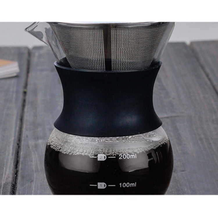 High Temperature Resistant Coffee Maker, Capacity:400ml, Style:With Strainer - free shipping - PMC TechLife - Order now!
