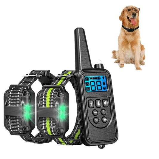Bark Stopper Pet Supplies Collar Remote Control Collar Dog Training Device, Style:880-2 - Training Aids by PMC Jewellery | Online Shopping South Africa | PMC Jewellery | Buy Now Pay Later Mobicred