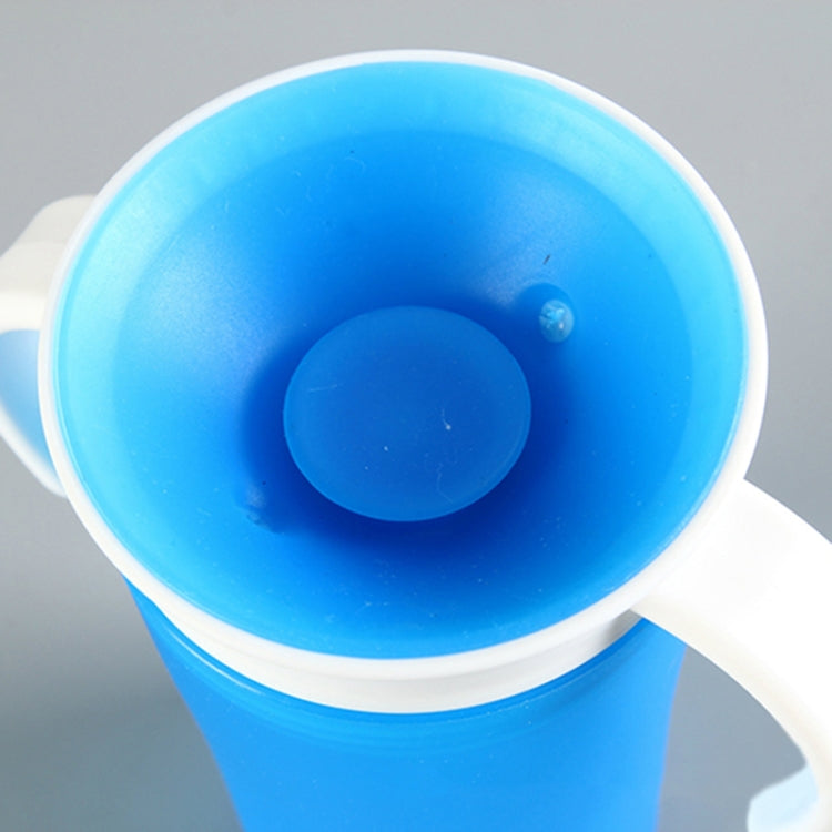 360 Degrees Rotated Baby Learning Drinking Cup With Double Handle Flip(Pink) - Cups & Silicone Nipple by PMC TechLife | Online Shopping South Africa | PMC TechLife | Buy Now Pay Later Mobicred